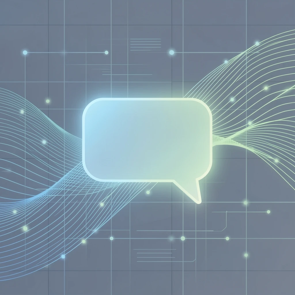 Business user interacting with AI chat interface for operational decisions