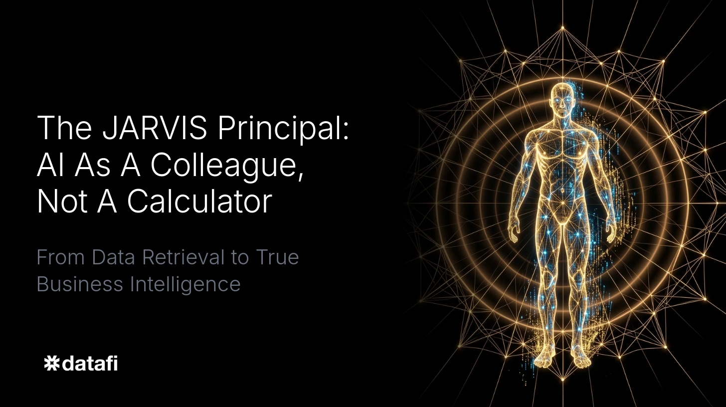 The JARVIS Principal: AI As A Colleague, Not A Calculator