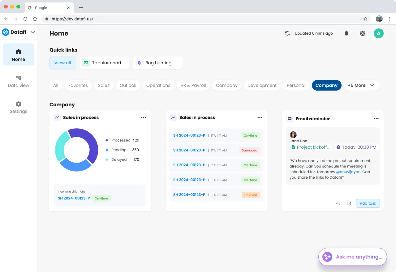 The Power of Datafi's Data Chat